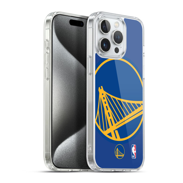 NBA Golden State Warriors Oversized Soft Gel Case for Apple iPhone 15 Pro Max & MagSafe