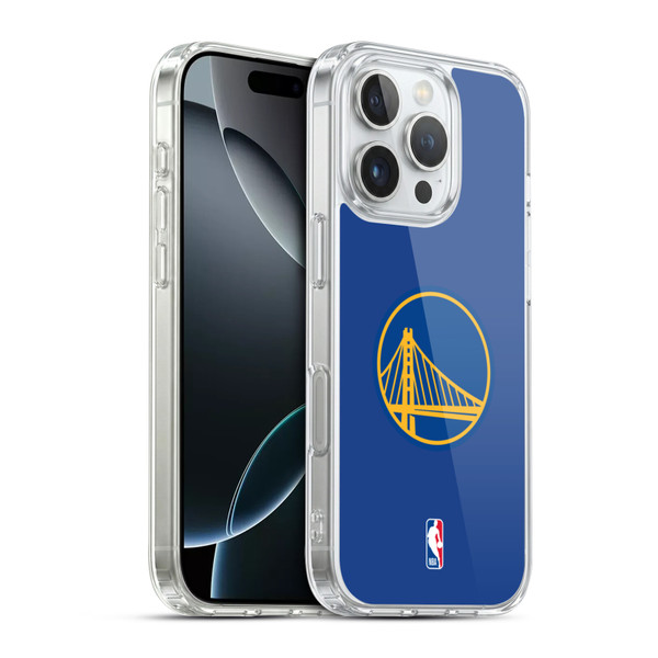 NBA Golden State Warriors Plain Soft Gel Case for Apple iPhone 16 Pro & MagSafe