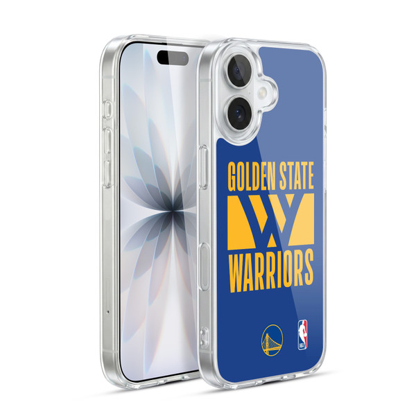 NBA Golden State Warriors Typography Soft Gel Case for Apple iPhone 17