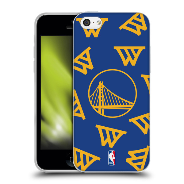 NBA Golden State Warriors Patterns Soft Gel Case for Apple iPhone 5c