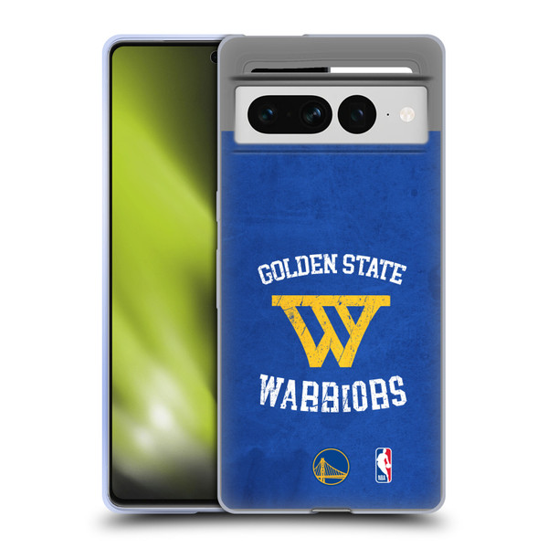 NBA Golden State Warriors Distressed Soft Gel Case for Google Pixel 7 Pro