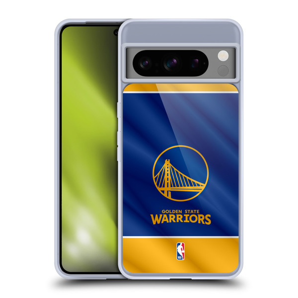NBA Golden State Warriors Horizontal Banner Soft Gel Case for Google Pixel 8 Pro