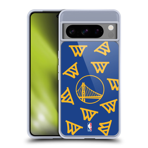 NBA Golden State Warriors Patterns Soft Gel Case for Google Pixel 8 Pro