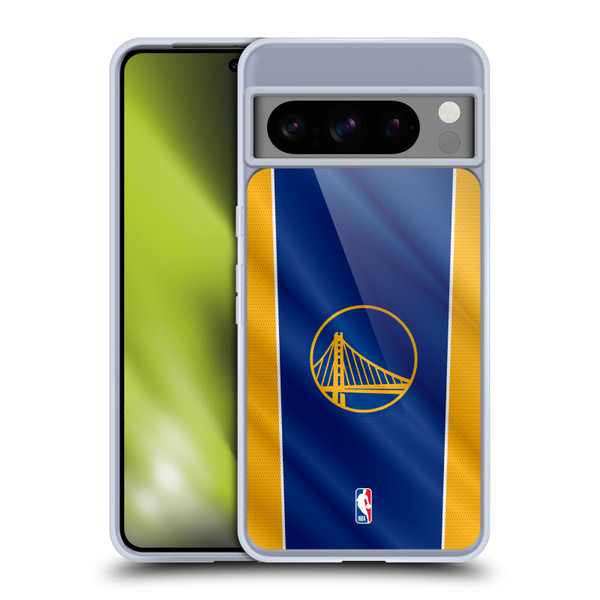 NBA Golden State Warriors Vertical Banner Soft Gel Case for Google Pixel 8 Pro
