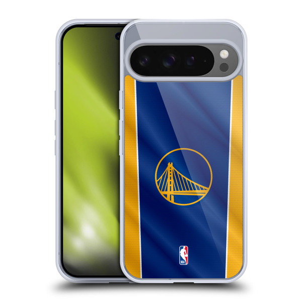 NBA Golden State Warriors Vertical Banner Soft Gel Case for Google Pixel 9 Pro XL