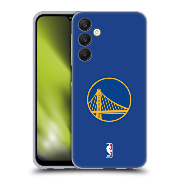 NBA Golden State Warriors Plain Soft Gel Case for Samsung Galaxy A25 5G