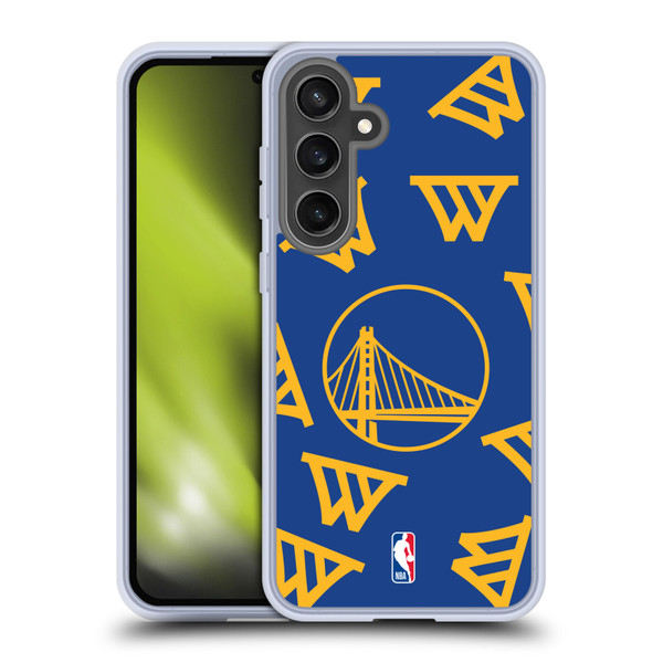NBA Golden State Warriors Patterns Soft Gel Case for Samsung Galaxy S24 FE & MagSafe