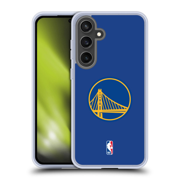 NBA Golden State Warriors Plain Soft Gel Case for Samsung Galaxy S24 FE & MagSafe