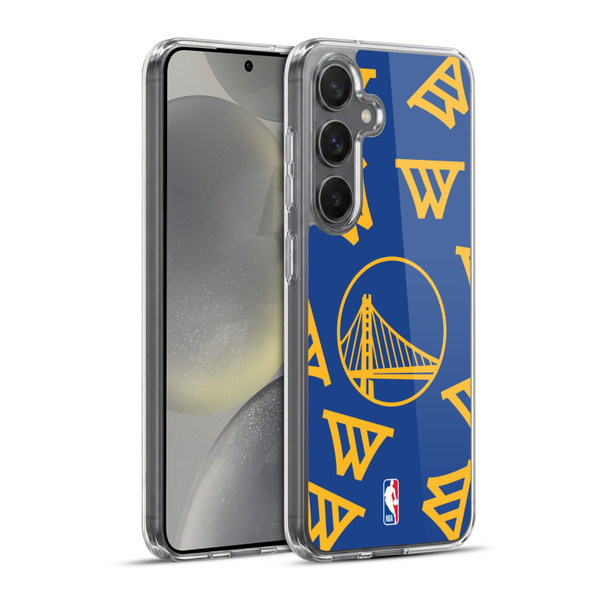 NBA Golden State Warriors Patterns Soft Gel Case for Samsung Galaxy S24+ 5G & MagSafe