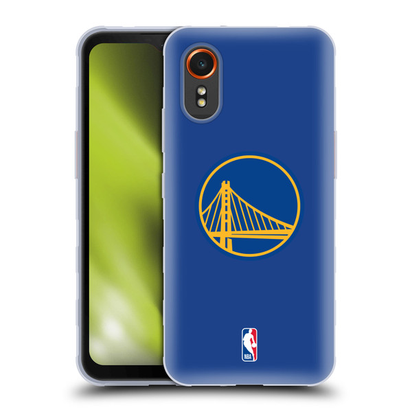 NBA Golden State Warriors Plain Soft Gel Case for Samsung Galaxy Xcover7 5G