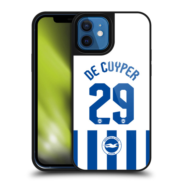 Brighton & Hove Albion F.C 2025/26 Players Home Kit Maxim De Cuyper Gel Armour Case For Apple iPhone 12 / iPhone 12 Pro