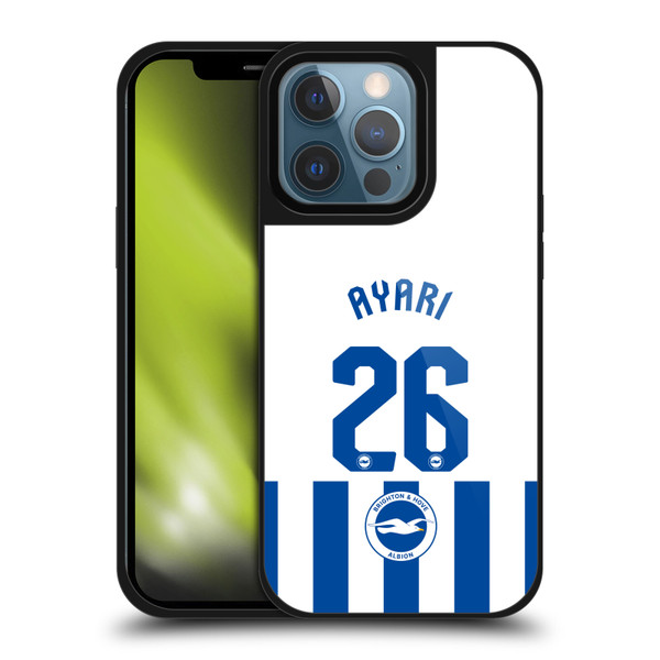 Brighton & Hove Albion F.C 2025/26 Players Home Kit Yasin Ayari Gel Armour Case For Apple iPhone 13 Pro