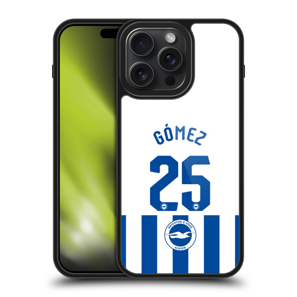Brighton & Hove Albion F.C 2025/26 Players Home Kit Diego Gómez Gel Armour Case For Apple iPhone 15 Pro Max