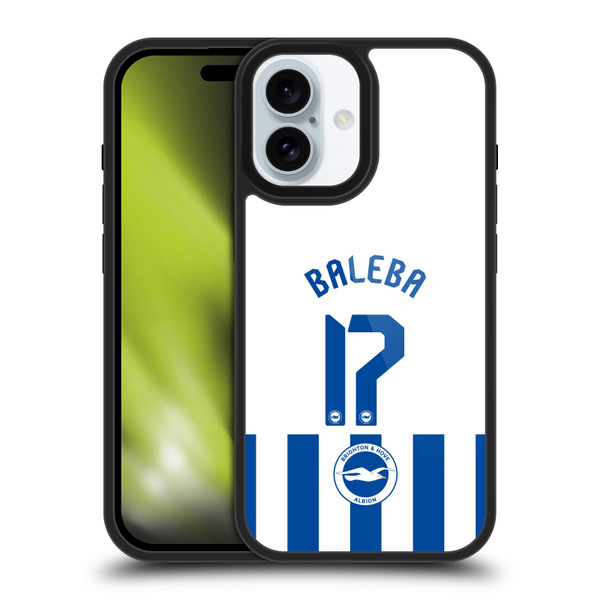 Brighton & Hove Albion F.C 2025/26 Players Home Kit Carlos Baleba Gel Armour Case For Apple iPhone 16