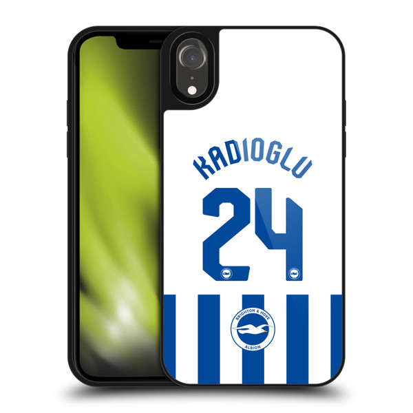 Brighton & Hove Albion F.C 2025/26 Players Home Kit Ferdi Kadıoğlu Gel Armour Case For Apple iPhone XR