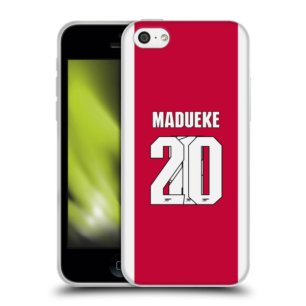 Arsenal FC 2025/26 Players Home Kit 1st Group Noni Madueke Soft Gel Case for Apple iPhone 5c
