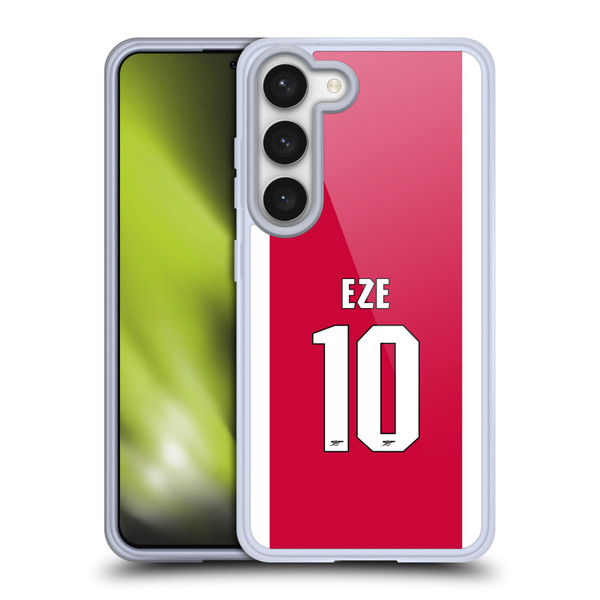 Arsenal FC 2025/26 Players Home Kit 1st Group Eberechi Eze Soft Gel Case for Samsung Galaxy S23 5G