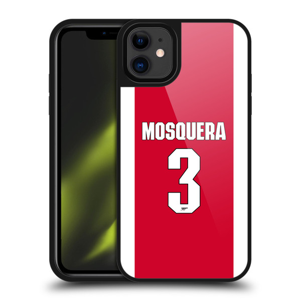 Arsenal FC 2025/26 Players Home Kit 2nd Group Cristhian Mosquera Gel Armour Case For Apple iPhone 11