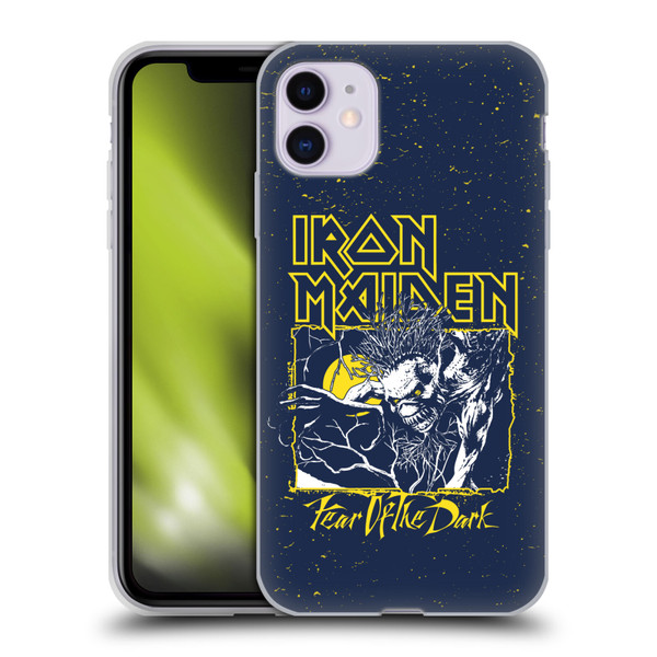 Iron Maiden Key Art FOTD Distressed Soft Gel Case for Apple iPhone 11