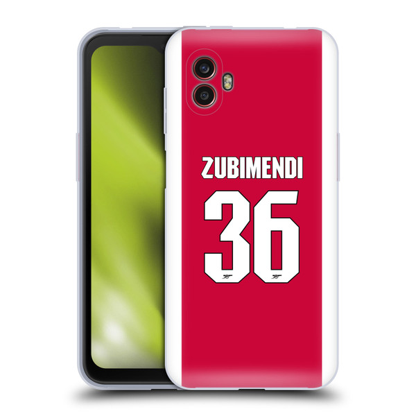 Arsenal FC 2025/26 Players Home Kit 1st Group Martín Zubimendi Soft Gel Case for Samsung Galaxy Xcover6 Pro/Pro2