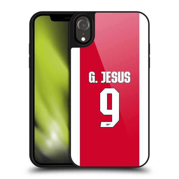 Arsenal FC 2025/26 Players Home Kit 2nd Group Gabriel Jesus Gel Armour Case For Apple iPhone XR