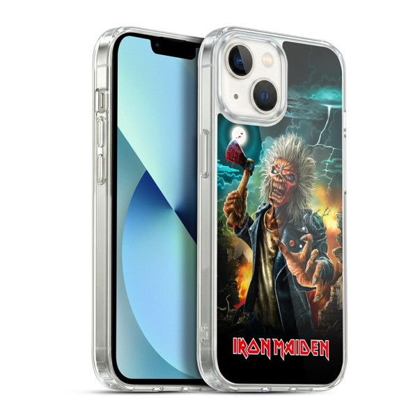 Iron Maiden Key Art Run For Your Lives Soft Gel Case for Apple iPhone 13