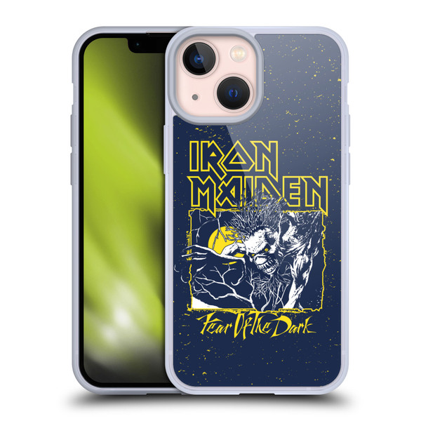 Iron Maiden Key Art FOTD Distressed Soft Gel Case for Apple iPhone 13 Mini