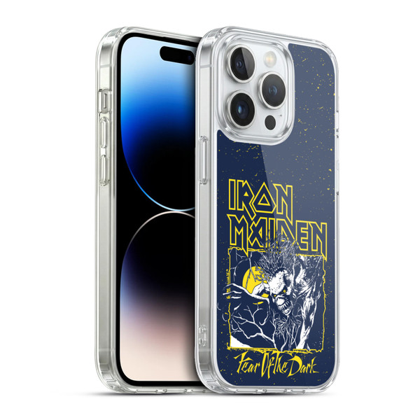 Iron Maiden Key Art FOTD Distressed Soft Gel Case for Apple iPhone 13 Pro & MagSafe