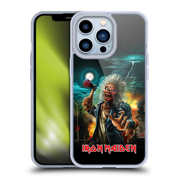 Iron Maiden Key Art Run For Your Lives Soft Gel Case for Apple iPhone 13 Pro