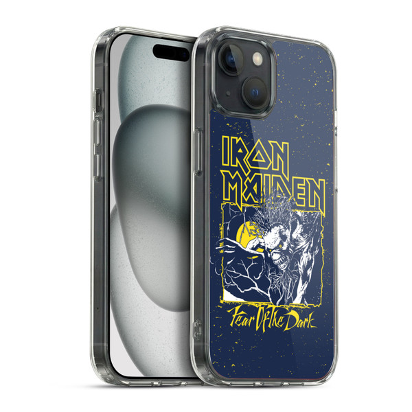 Iron Maiden Key Art FOTD Distressed Soft Gel Case for Apple iPhone 15 Plus & MagSafe