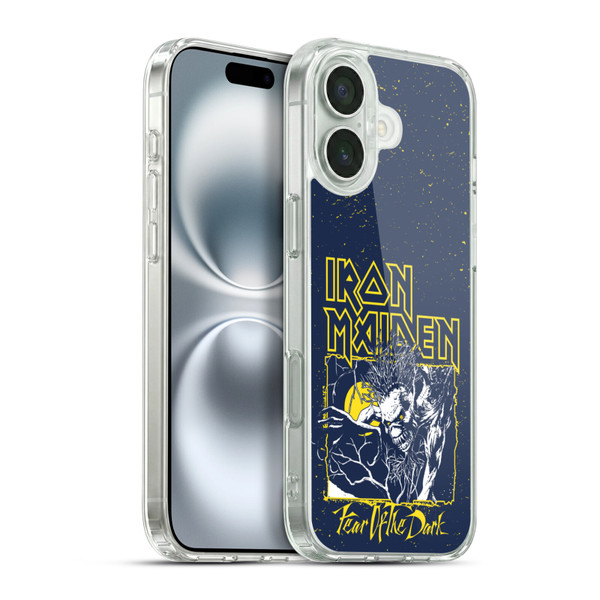 Iron Maiden Key Art FOTD Distressed Soft Gel Case for Apple iPhone 16 Plus & MagSafe