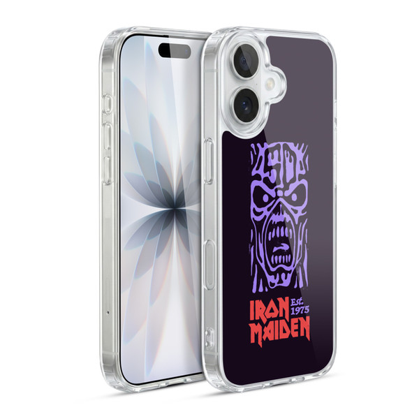 Iron Maiden Key Art Logo Soft Gel Case for Apple iPhone 17