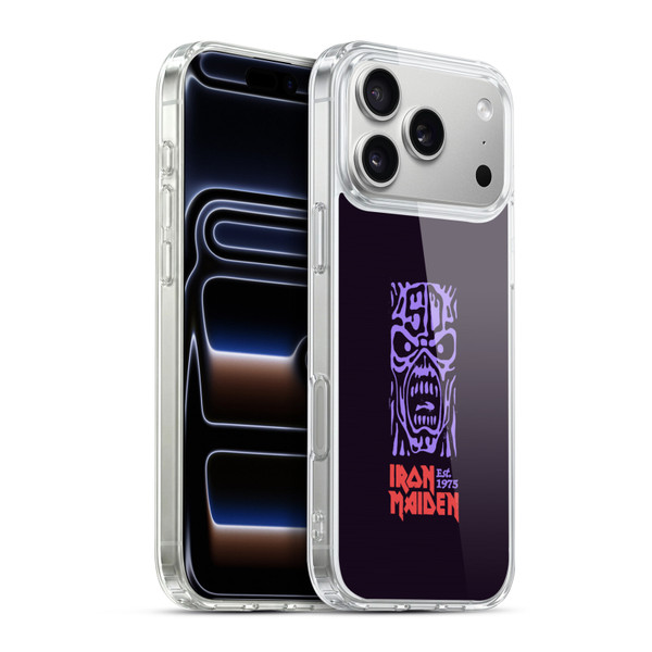 Iron Maiden Key Art Logo Soft Gel Case for Apple iPhone 17 Pro Max