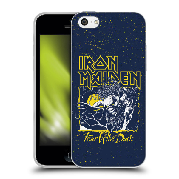 Iron Maiden Key Art FOTD Distressed Soft Gel Case for Apple iPhone 5c