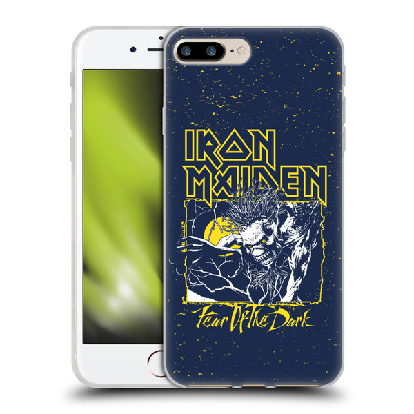 Iron Maiden Key Art FOTD Distressed Soft Gel Case for Apple iPhone 7 Plus / iPhone 8 Plus