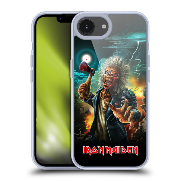 Iron Maiden Key Art Run For Your Lives Soft Gel Case for Apple iPhone 16e
