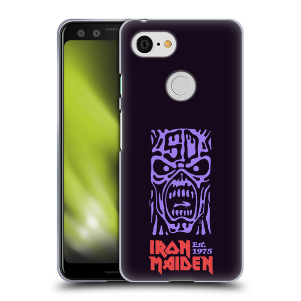 Iron Maiden Key Art Logo Soft Gel Case for Google Pixel 3