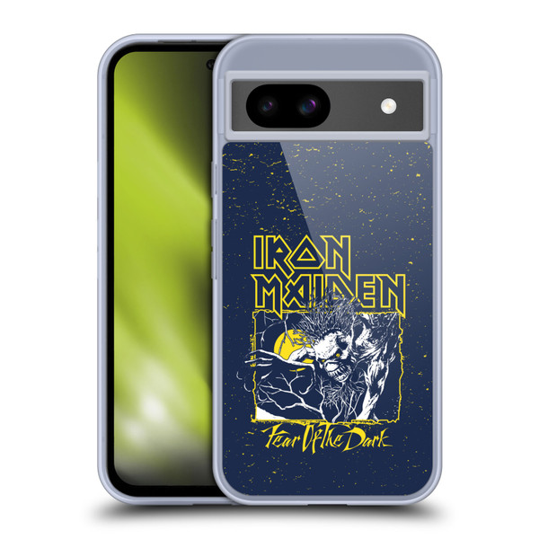 Iron Maiden Key Art FOTD Distressed Soft Gel Case for Google Pixel 8a