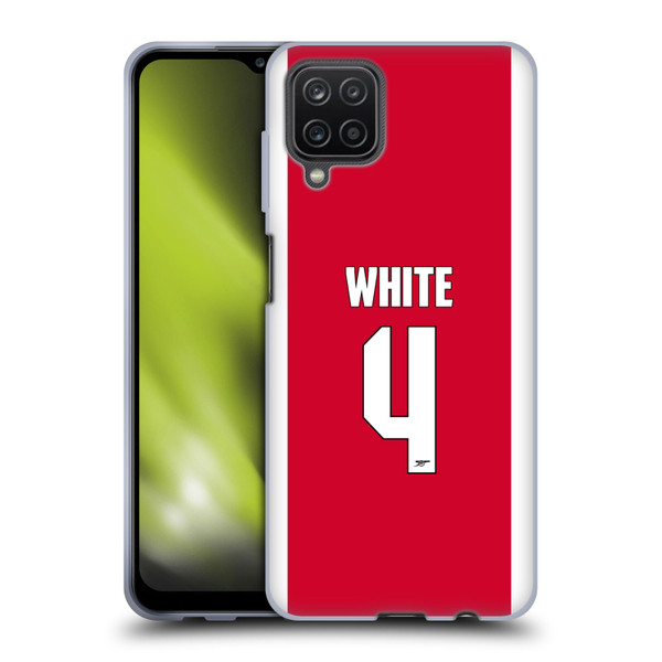 Arsenal FC 2025/26 Players Home Kit 2nd Group Ben White Soft Gel Case for Samsung Galaxy A12 (2020)