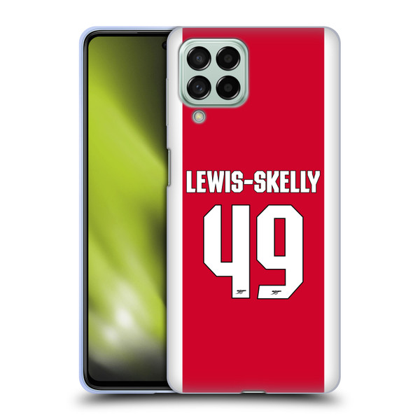 Arsenal FC 2025/26 Players Home Kit 2nd Group Myles Lewis-Skelly Soft Gel Case for Samsung Galaxy M53 (2022)