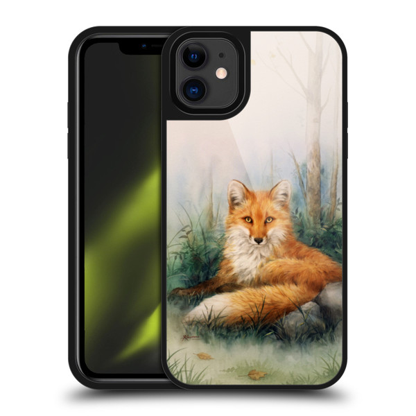 Kayomi Harai Graphic Art Woodland Beauty Fox Gel Armour Case For Apple iPhone 11