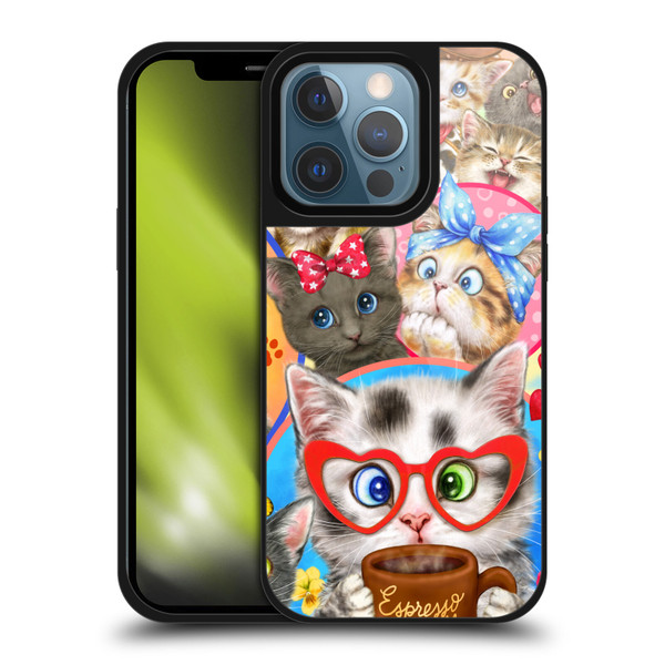 Kayomi Harai Graphic Art Character Cats Gel Armour Case For Apple iPhone 13 Pro