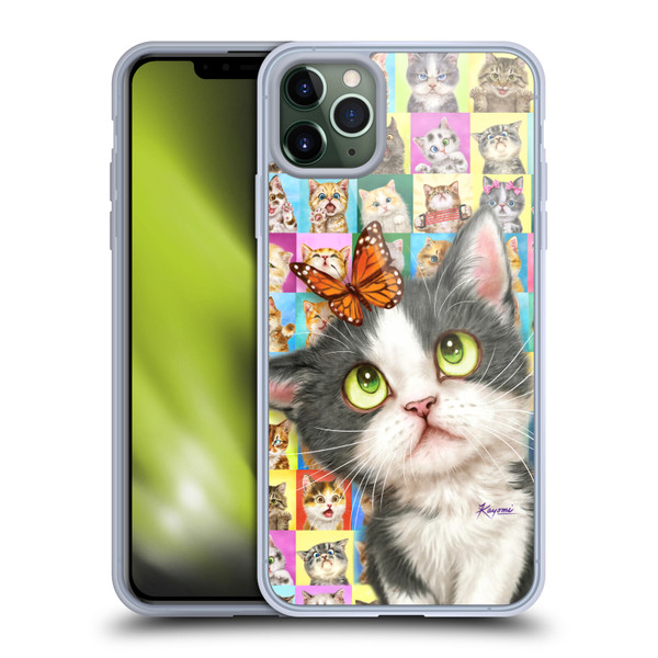 Kayomi Harai Graphic Art Cats Puzzle Soft Gel Case for Apple iPhone 11 Pro Max