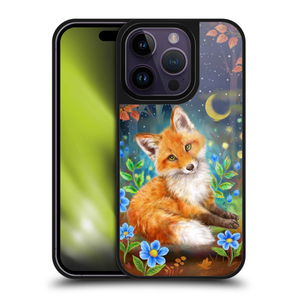 Kayomi Harai Graphic Art Dreamy Night Fox Gel Armour Case For Apple iPhone 14 Pro