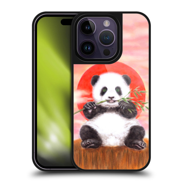 Kayomi Harai Graphic Art Panda Dawn Gel Armour Case For Apple iPhone 14 Pro