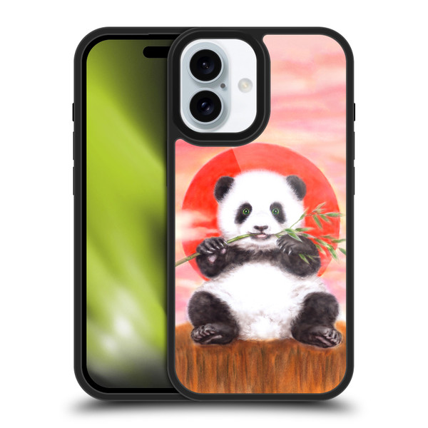 Kayomi Harai Graphic Art Panda Dawn Gel Armour Case For Apple iPhone 16