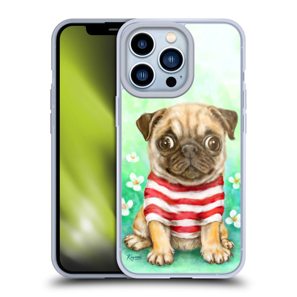 Kayomi Harai Graphic Art Pug Soft Gel Case for Apple iPhone 13 Pro & MagSafe