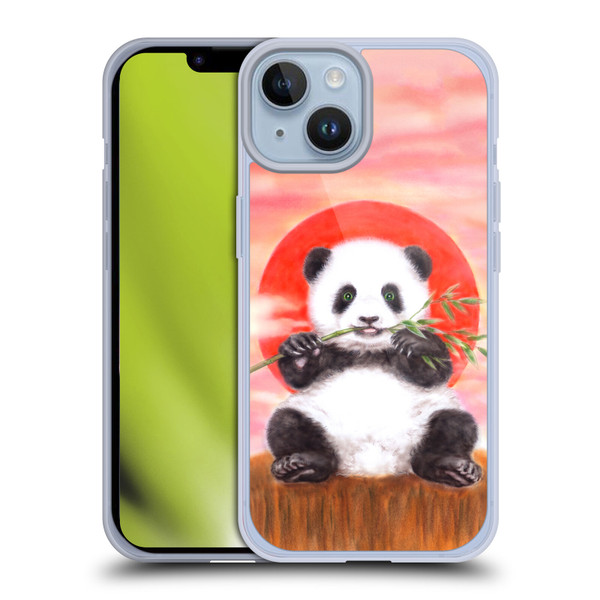 Kayomi Harai Graphic Art Panda Dawn Soft Gel Case for Apple iPhone 14