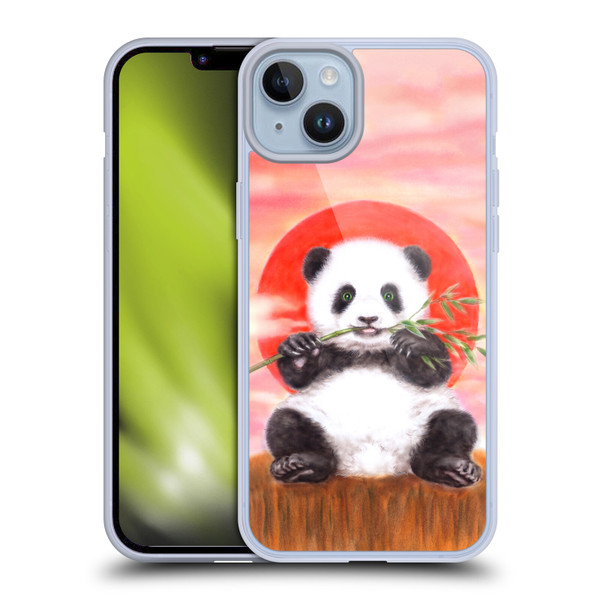 Kayomi Harai Graphic Art Panda Dawn Soft Gel Case for Apple iPhone 14 Plus