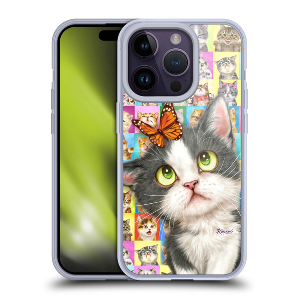 Kayomi Harai Graphic Art Cats Puzzle Soft Gel Case for Apple iPhone 14 Pro